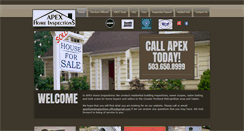 Desktop Screenshot of apexhomeinspect.com